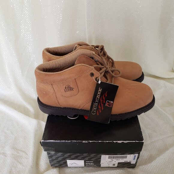 Men's KODIAK Leather Comfortzone shoes. Hiker or Work - Picture 4 of 10